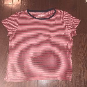 American Eagle Striped Crop Top